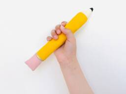 Fabric Rattle Pencil, Fabric Baby Toy, Gift, Handmade