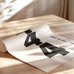 444 Angel Number Print Bold Y2K Art Studio Poster - thumbnail 3