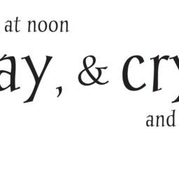 "Vinyl Wall Decal - Psalm 5517 ""Evening & Morning At Noon I Will Pray Cry Aloud He Shall Hear My Voice." - thumbnail 2