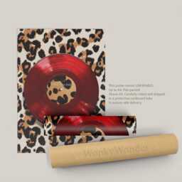 Red Leopard Wall Art Posters Trendy Prints Tiger Lucky 8 Balls Cheetah Stiletto Heels Designer Shoes Vinyl Records, Above The Bed - thumbnail 4