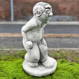 Outdoor Player Baseball Statue Concrete Cricket Figurine Stone Man Sculpture Humorous Decoration Memorial Ornament Player Lover Gift - thumbnail 1