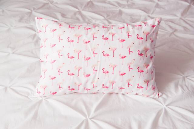 Pink Flamingo - Toddler Or Travel Pillowcase. Snuggly Soft - image 1