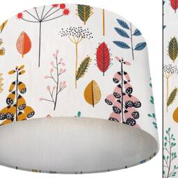 Scandi Lampshade Botanical Scandinavian Style Ceiling/Table Light - thumbnail 3