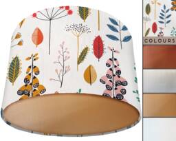Scandi Lampshade Botanical Scandinavian Style Ceiling/Table Light - thumbnail 1