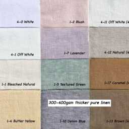 Luxury Thick Linen Roman Shade Modern Window Treatment - thumbnail 4