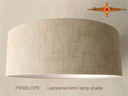 Large Lampshade Natural Color Linen Penelope ??60 cm - thumbnail 1