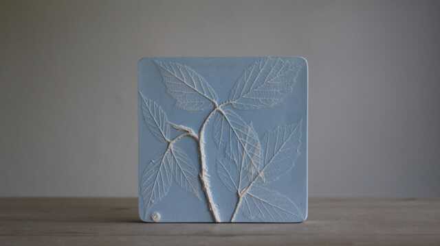 Winter Weeds Bramble in Sky Blue Wedgwood - image 1
