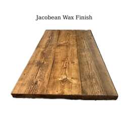 Solid Wood Desk - Handmade Rustic Home Office With UK Steel Hairpin Legs - thumbnail 3