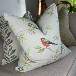 Animal Print , Birds Design Cushion Cover, Decorative Pillow Size 18 - thumbnail 1