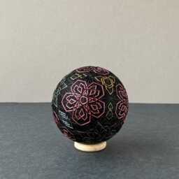 "Japanese Temari ""Neon Flowers" - thumbnail 2