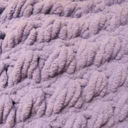 Crochet Baby Blanket ~ Lilac - Thick Yarn & Larger Blanket - thumbnail 4