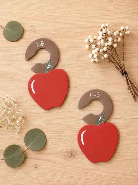 Apple Theme Baby Closet Dividers - Nursery Clothing Organizers For Newborn Toddler - image 1