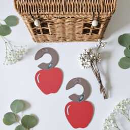 Apple Theme Baby Closet Dividers - Nursery Clothing Organizers For Newborn Toddler - thumbnail 2