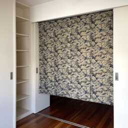 Kanagawa Grate Wave Noren Curtain, Hokusai Tapestry, Japanese Tsunami Fabric, Curtain Order Made, Doorstep
