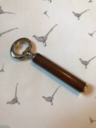 Purdey Shotgun Shell Solid Walnut Wood Bottle Opener - thumbnail 1