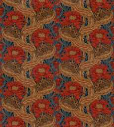 Gp J Baker Brantwood Arts & Crafts Velvet Door Curtain