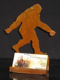 Bigfoot Sasquatch Yeti Silhouette Business Card Holder - Free Shipping in Us - thumbnail 2