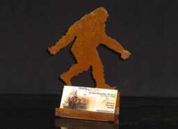 Bigfoot Sasquatch Yeti Silhouette Business Card Holder - Free Shipping in Us