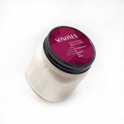 Sonoma -- Scented Soy Candle California Cranberries Fir Cinnamon Pine Handmade Handpoured Mason Jar - thumbnail 2