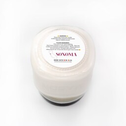 Sonoma -- Scented Soy Candle California Cranberries Fir Cinnamon Pine Handmade Handpoured Mason Jar - thumbnail 3