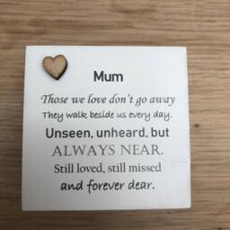 Shabby Personalised Chic Candle in Memory Of A Loved One Mum Mam Dad Nana Grandad Husband Wife Bereavement Sympathy - thumbnail 3