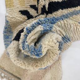 Yakiti - 5X8Ft Moroccan Rug, Beni Ourain Area Modern Wool Living Room Beniourain Handmade Soft Carpet, 161 cm X 261 - thumbnail 4