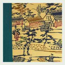 Japanese Silk Kimono Cushion Teal Cream Asian Decor Pillow Cover 18x18 - thumbnail 2