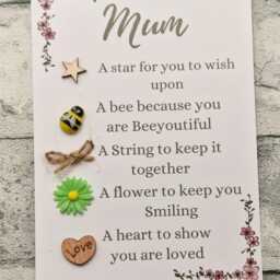 Mummy Mothers Day Gift, Framed Picture, Token I Love Appreciation Gift, Mothers Gift For Mum, Mummy, Birthday Mum - thumbnail 3