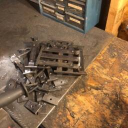 Metal Roman Numerals, Clock, Spool Industrial Numbers - thumbnail 3
