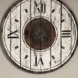 Metal Roman Numerals, Clock, Spool Industrial Numbers - thumbnail 2