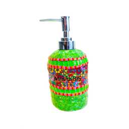 Handmade Glass Soap Dispenser Hand Wash Container - thumbnail 2