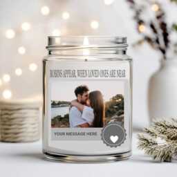 Robins Appear Candle Label L Printable Sticker Merry Christmas Labels Large Gift