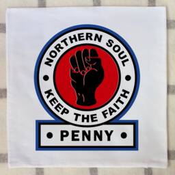 Northern Soul Cushion Birthday Gift Men Personalised Keep Faith Mum Dad Grandad Christmas Husband Present Him Her Friend Retro Mod - thumbnail 2