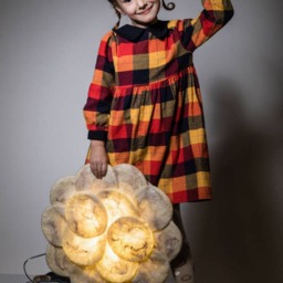 One Of A Kind, Felted Lamp. Wall Light, Night Light. Gifts For Her. Ukrainian Seller Ukraine Kyiv - thumbnail 3