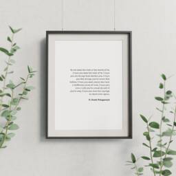 We Can Make The Best Or Worst Of It Print - F. Scott Fitzgerald Resilience Quote Inspirational Wall Art Typography Poster Unframed - thumbnail 3