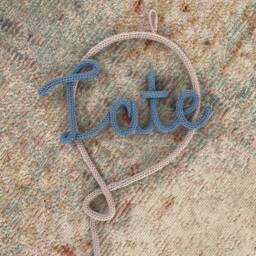 Knitted Name Balloon - Personalised Wire Word 1st Birthday Party Nursery Decor - thumbnail 2