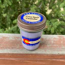 Silver Heels Lavender Soy Wax Candle in Tin Or Glass. Hand-Poured Colorado - thumbnail 3