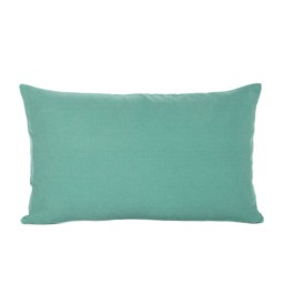 Seafoam Green Cotton Pillow Cover, Oblong Lumbar Or Euro Sham - thumbnail 4