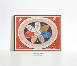 Hilma Af Klint Abstract Evolution Series Art Print, Colorful Gallery Wall, Exhibition Poster, Modern Home Decor, Printable Gift, Digital - thumbnail 1