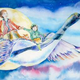 Magical Loon Decorative Cushion Cover - thumbnail 2