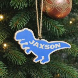 Personalised Football Boot Christmas Ornament Etched Wood Decoration - thumbnail 2