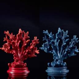 Decorative Red Coral Sculpture Beachy Home Office Decor, Aquarium & Bookshelf Decoration Item - thumbnail 4