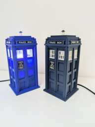 Dr Who Tardis Night Light, 3D Printed Police Box Lamp - Usb Powered 3 Colours