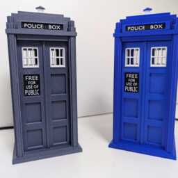 Dr Who Tardis Night Light, 3D Printed Police Box Lamp - Usb Powered 3 Colours - thumbnail 4