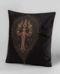 Trishul Pillow Cover 16x16 Cushion Cover, Throw Pillows, Hindu, Case, Psychedelic Gift - thumbnail 1