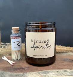 Kindred Spirit Candle Aromatherapy Essential Oils, Soy Coconut Wax