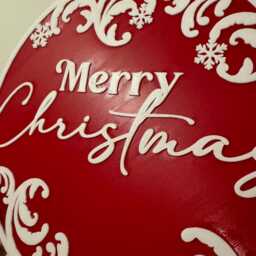 Christmas Wall & Door Sign - 20cm Round Festive Decor Adds Holiday Cheer To Your Home Perfect For Entrance Or Walls, Seasonal Spirit - thumbnail 3
