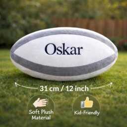 Personalised Plush Rugby Ball/First Gift - thumbnail 1