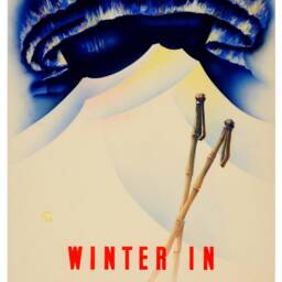 Reprint Of The Vintage Travel Poster - Winter in Sweden - thumbnail 3
