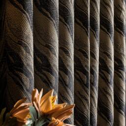 Curtains Panel Striped Patterned Fabric Luxury Bedroom Living Room Gray Custom Size Drape - thumbnail 2